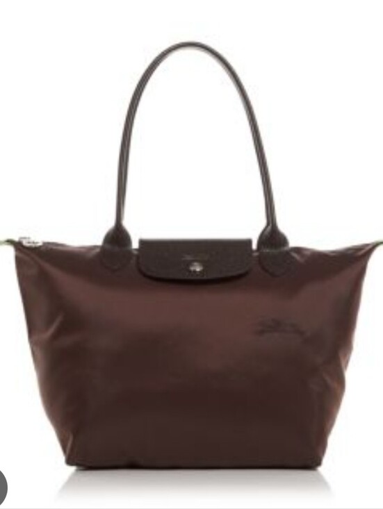 Longchamp Handbags - Longchamp Brown Le Pliage Medium Nylon Tote Bag